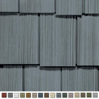 Cedar Impressions Double 9in. Staggered Rough Split Shakes (1/2 Square) Flagstone