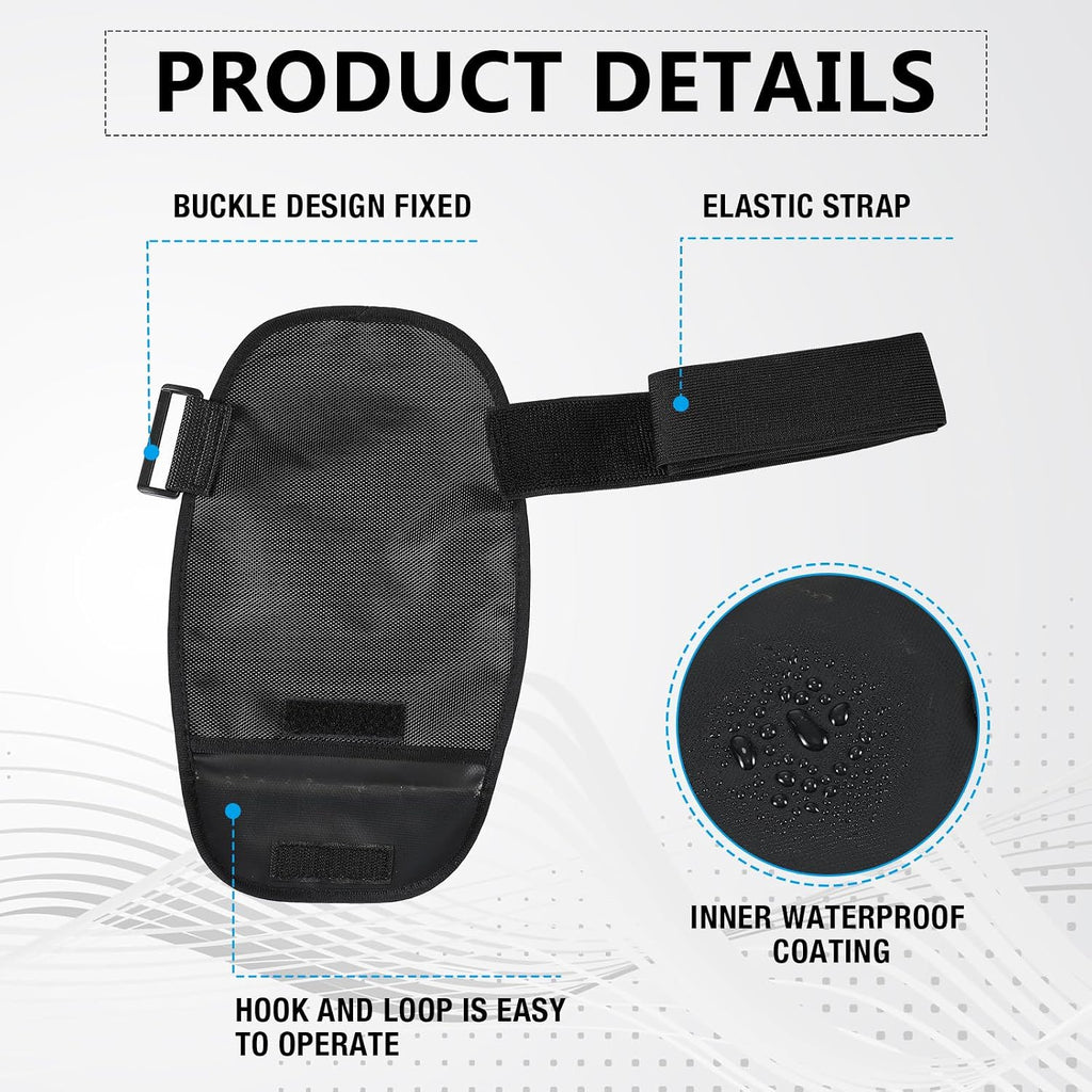 2 Pcs Ostomy Bag Cover with Adjustable Belt, Waterproof Pouch Liner
