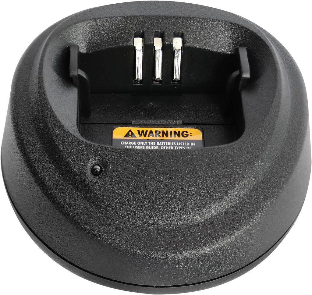 WPLN4138 Compatible Desktop Rapid Charger Base for CP200 CP200d | Tri-Chemistry NiMH Li-ion Radio Battery Charger