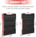 2-Pack Tool Box Foam Insert 48-22-8435 for Milwauke packout foam inserts