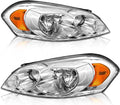 for 2006-2013 Chevy Impala Headlights Assembly Chrome Pair