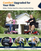 Mobility Scooter for Seniors & Adults, 4 Wheel Foldable Scooter