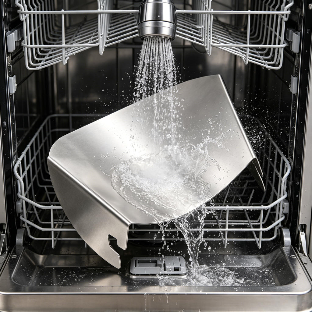 Stainless Steel Pouring Chute for KitchenAid Metal Bowls, Dishwasher Safe