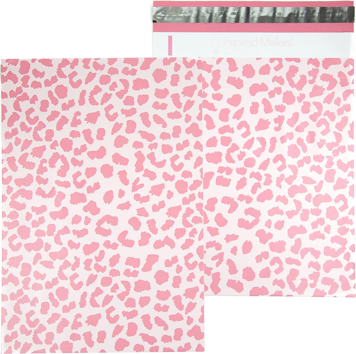 100 Poly Mailers 10x13 - Rose Gold Cheetah- Mailing Bags