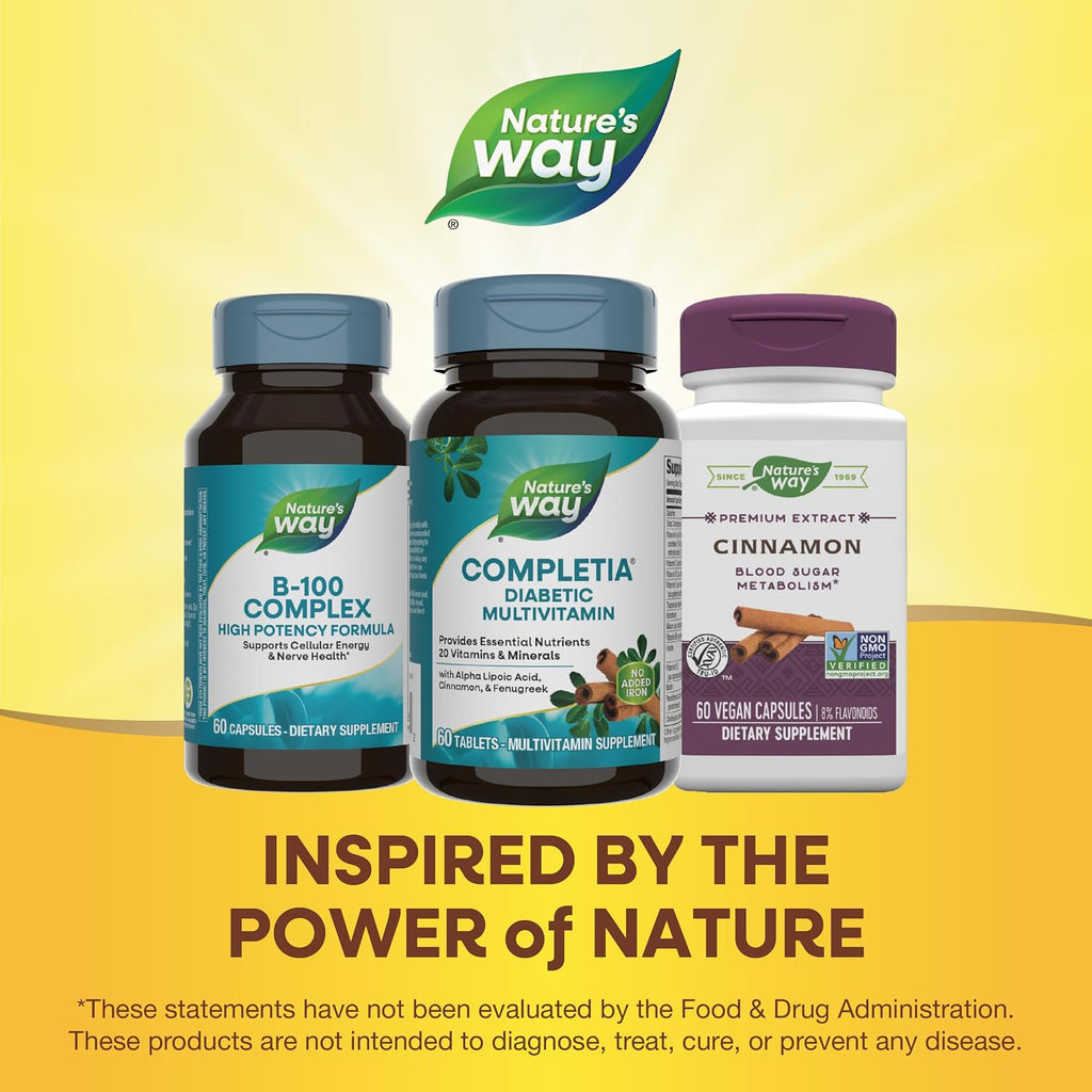 Completia Diabetic Multivitamin, Provides Essential Nutrients, with Alpha Lipoic Acid, Cinnamon, Fenugreek, Taurine