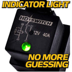 2-Pack 4RD-960388-31 Waterproof Relay w/LED Indicator 12V 40A for Hella