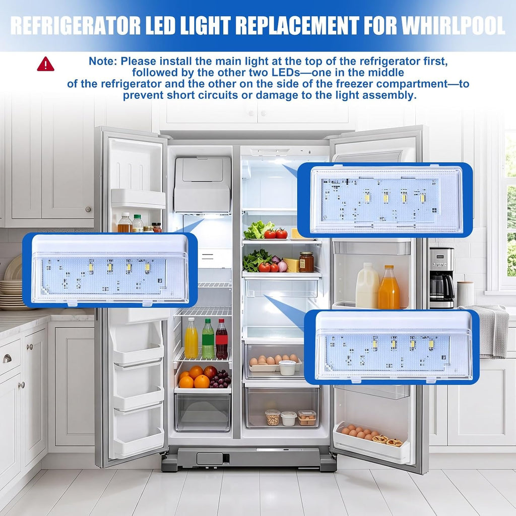 WRS325FDAM04 WRS325FDAM02 WRS322FDAM04 WRS325FDAM01 Refrigerator LED Light