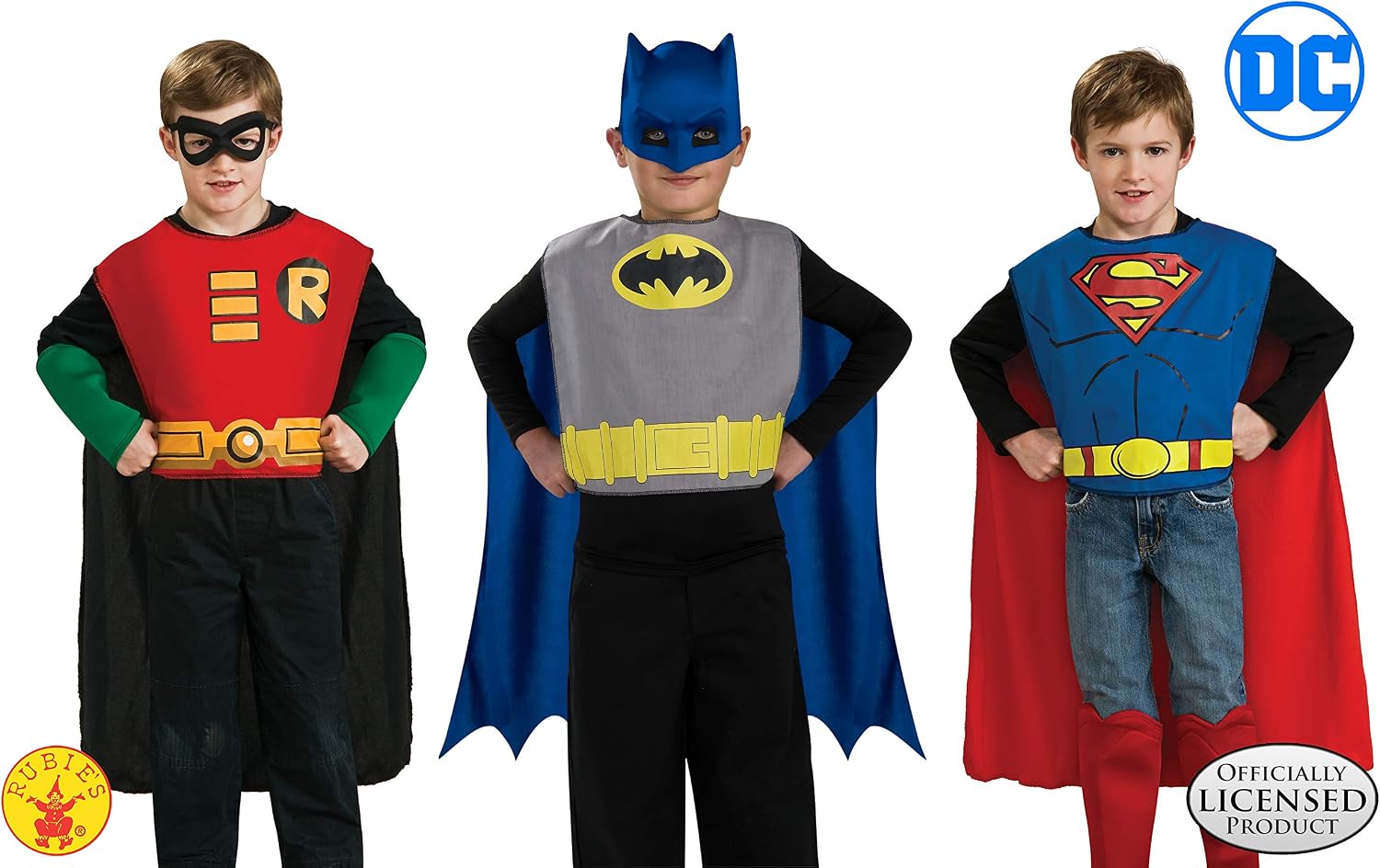 DC Comics: DC Superheroes Costume Set for Kids, Boy's No Size