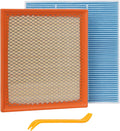 Engine Air Filter&Cabin Air Filter Combo Fits Jeep Grand Cherokee 3.6L 5.7L 6.4L 2011-2021/Dodge Durango 3.6L 5.7L