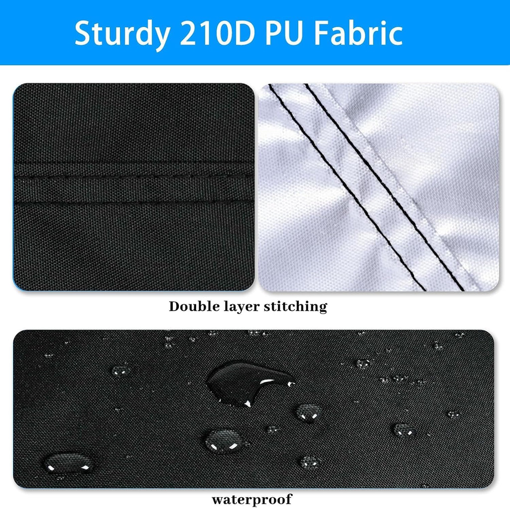 10 x 6 FT Rectangular Pool Cover 118x79 inch Rectangle Swimming Pool Covers 9.8 ft x 6.6 ft Black Pools Cover with