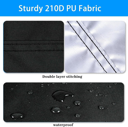 10 x 6 FT Rectangular Pool Cover 118x79 inch Rectangle Swimming Pool Covers 9.8 ft x 6.6 ft Black Pools Cover with