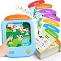 Kids Learning Tablet, 156-Page Talking Phonics Flash Cards | 40+ Themes, 600+ Words, 100+ Interactive Games, Learn to