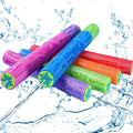 Water Blasters, 6 Pack Foam Water Guns for Kids Adults, Pool Toys Water Squirter Comfortable Handle