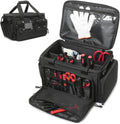 15-Inch Tool Bag Multi-purpose Tool Organizer Bag For Men with Shoulder Strap, Tactical Range Bag Work Tote for