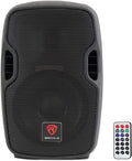 BPA8 300W Peak/75W RMS 8" Powered PA Speaker, Bluetooth, USB/SD, EQ, 1" Titanium Driver, Stand Mount/Flyable, for DJs