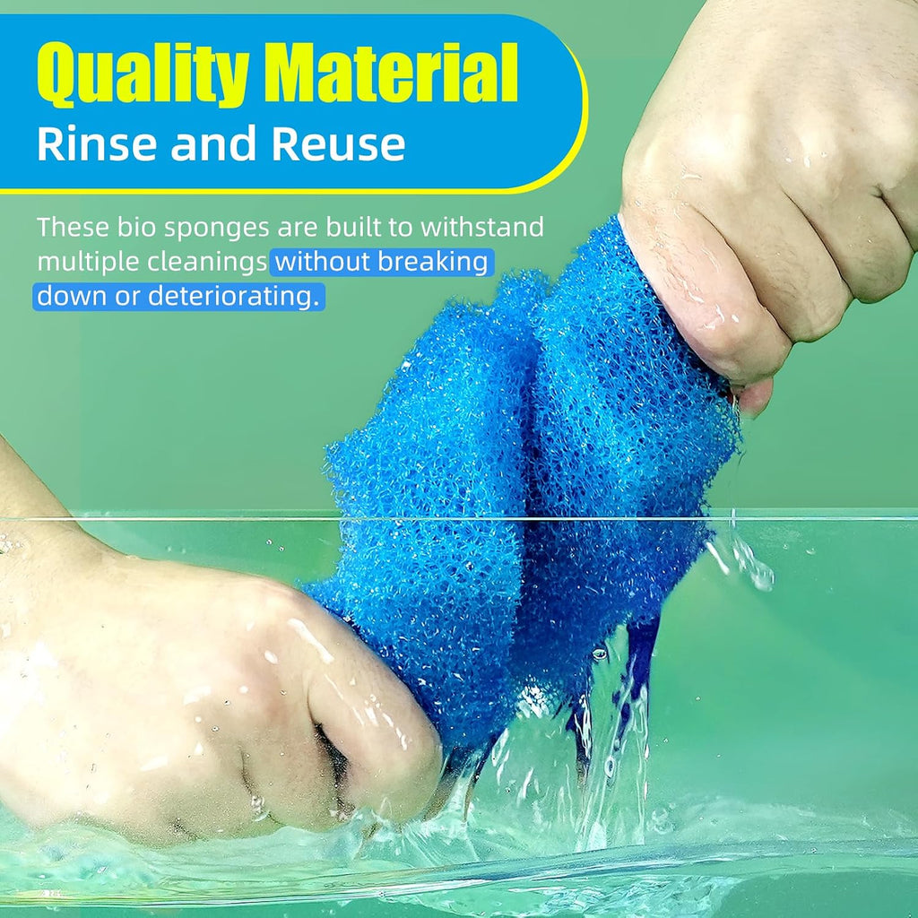 Replacement Sponge Filter Media Pad Compatible With VIVOHOME/VEVOR/VIVOGROW 1580/1840 GPH or SUNSUN CPF-2500/3500
