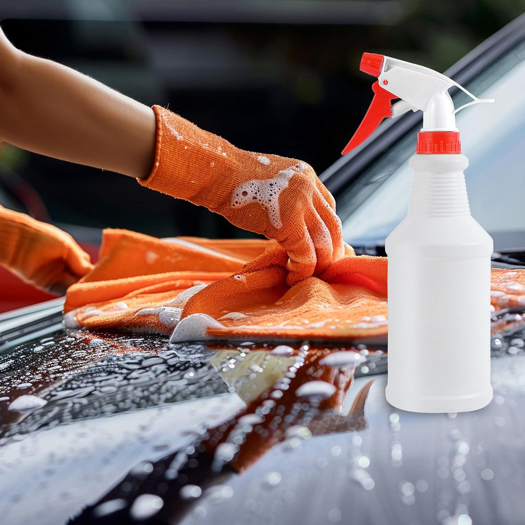 16 Oz Spray Bottle (12 Pack),Spray Bottles for Cleaning,Reusable Empty Refillable Solutions Plastic Bottle,Spray