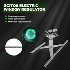 SCITOO Power Window Regulator w/Motor for Toyota 4Runner 2003-2009