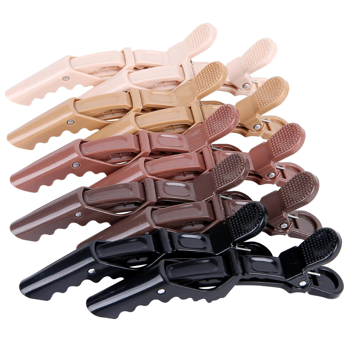 Double-Hinged Hair Clips for Styling & Sectioning, 20 Pack