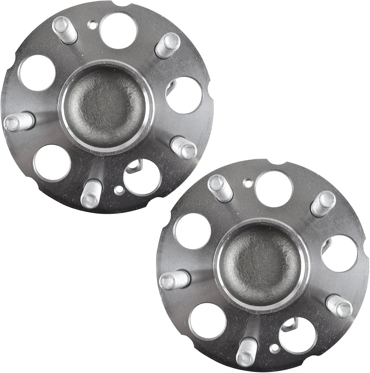 TRQ Rear Left and Right Wheel Bearing and Hub Assembly Set 2 Piece