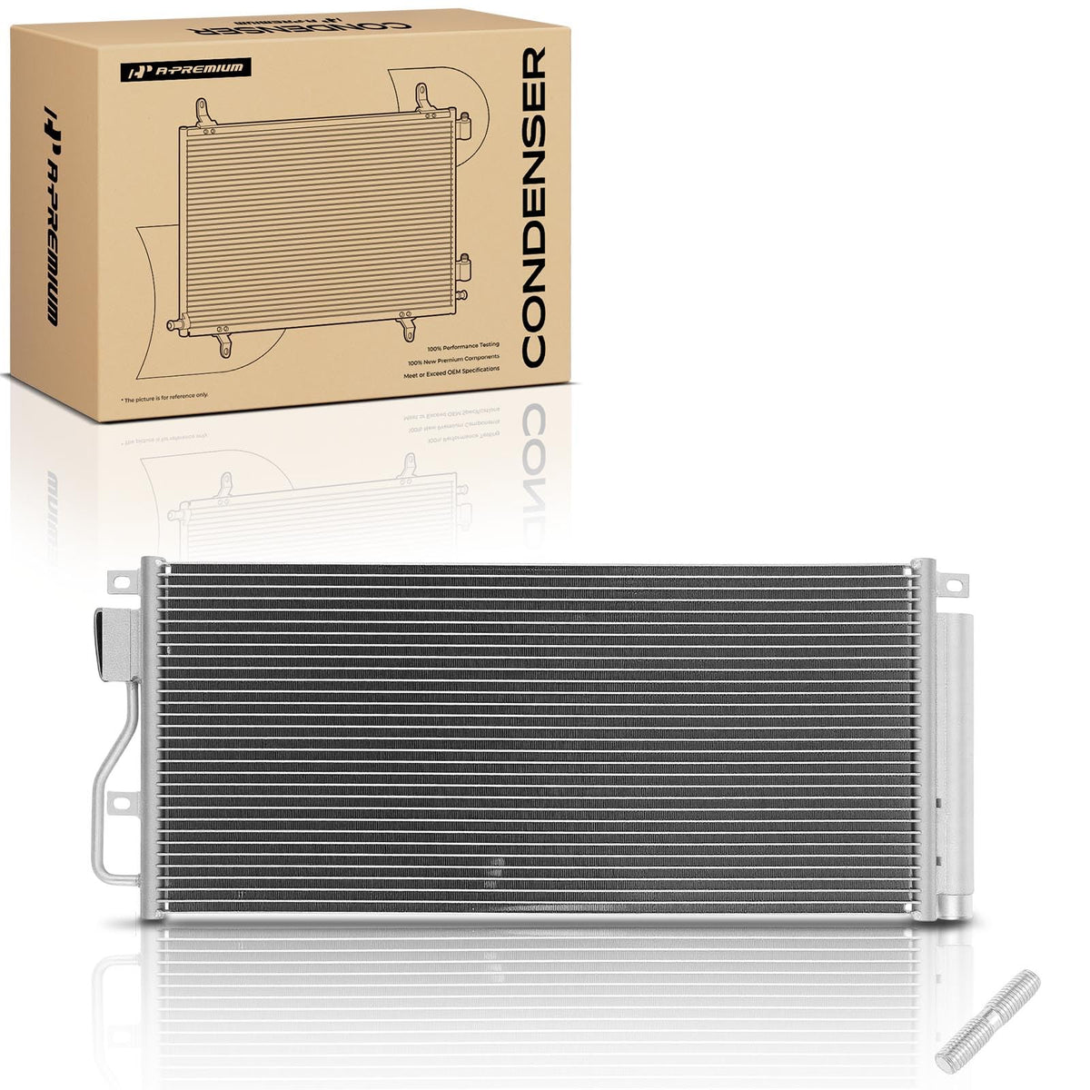 A-Premium Air Conditioning Condenser Compatible with Buick & Chevrolet