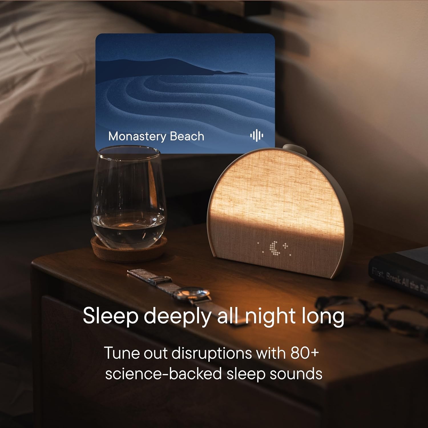 Hatch Restore 3 Sunrise Alarm Clock & Sound Machine, Smart Light (Cocoa) | White noise machine & sunrise alarm light