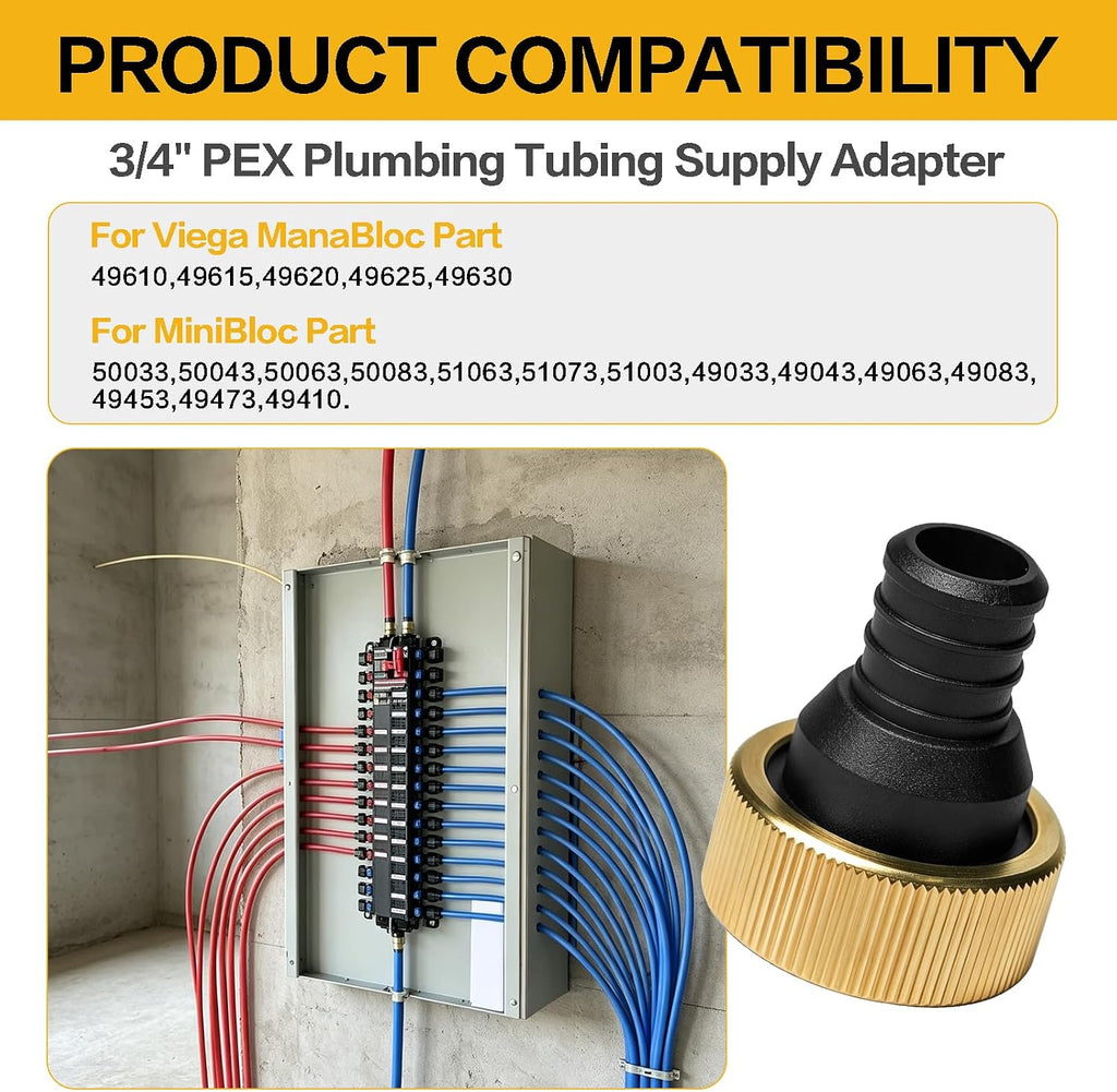 50141 Pex Manifold 1" Inlet 3/4" Outlet