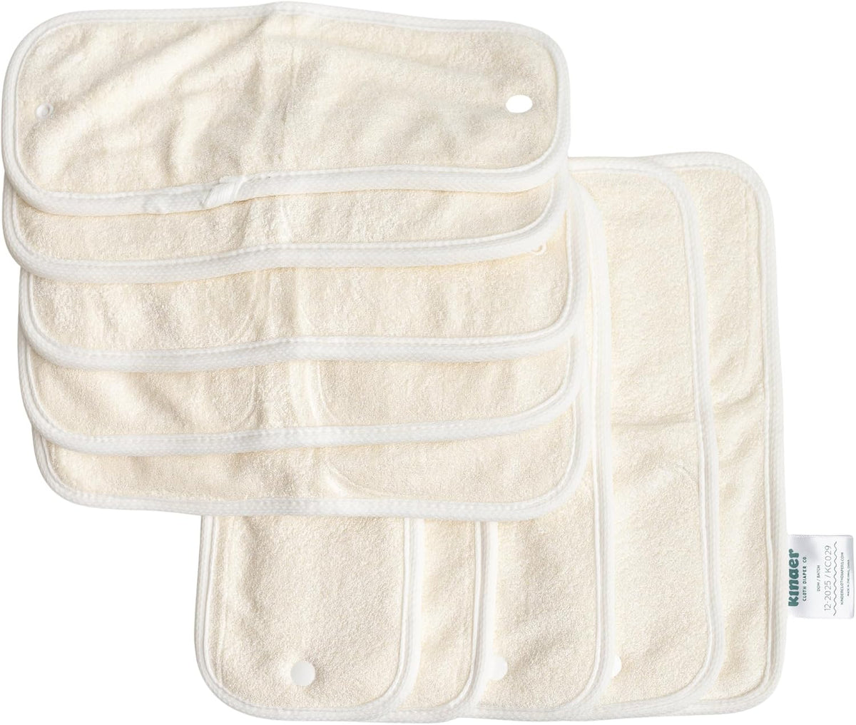 Cloth Diaper Absorbency Inserts Hemp Cotton Viscose Derived from Bamboo, Mix and Match Layering System, No Microfiber