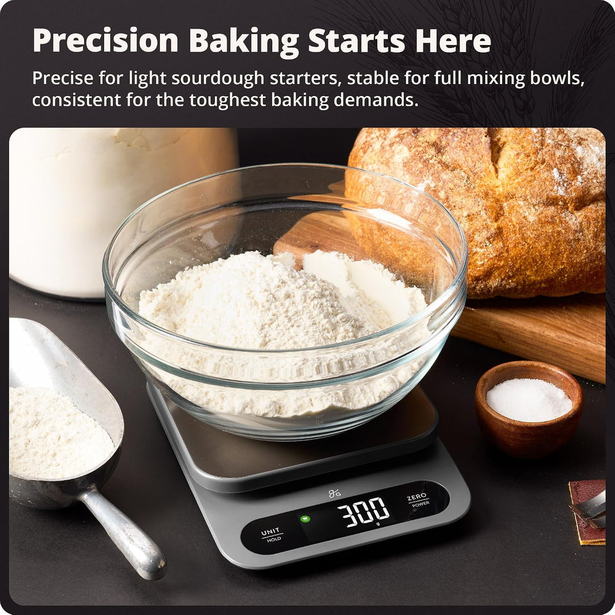 Digital Food Scale for Kitchen & Baking, 22lb High Capacity