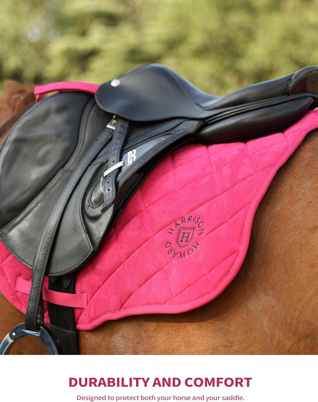 English Saddle Pad for Horse Riding, All Purpose Saddle Pad