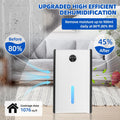 Dehumidifier for Basement, 1076 sq.ft Dehumidifiers for Home Bedroom Bathroom RV with Drain Hose, 72 OZ Quiet