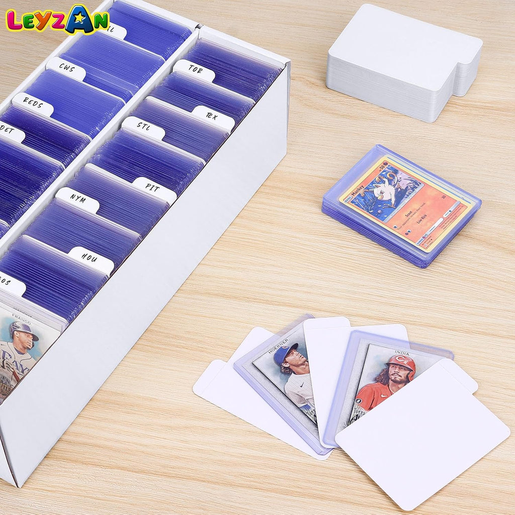 Tall Trading Card Dividers, 150-Pack Paper Card Divider for Storage Boxes | Vertical Dividers Card for TopLoaders