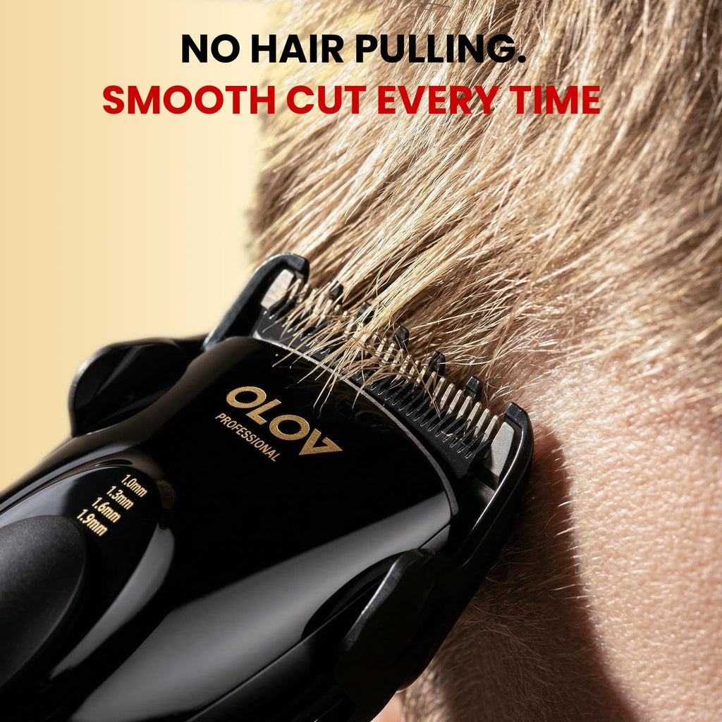 Hair Clippers for Men, Cordless Hair Clipper Kit, Adjustable 4 Length Setting, 2-Speed Settings, Replaceable Ceramic