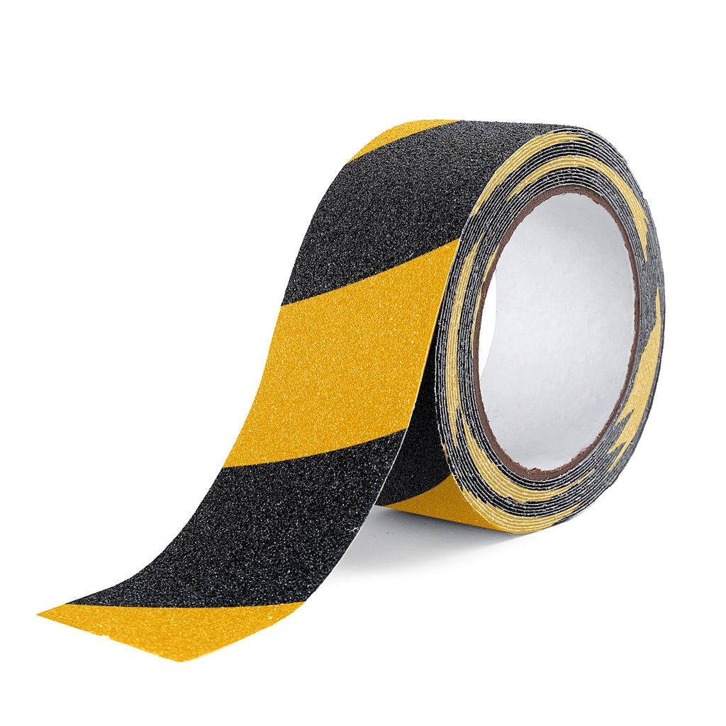 2" x16.5Ft Anti Slip Tape Yellow/Black Warning 1PC