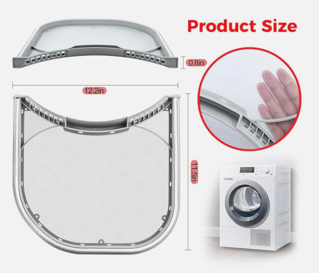 Compatible Dryer Lint Filter for LG DLEX7177WM, DLEX8377N, DLEX8377WM, DLG0332W, DLG0452G, DLG0452W, DLG1320W, DLG2051W, DLG2102W, DLG2141W models
