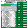 16x25x2 Air Filter MERV 8 Dust & Allergy Defense (12-Pack)