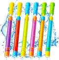Water Gun Squirt Toys for Kids Adults Shoot Up to 40 Feet 6 Pack | Outdoor Super Blaster, for Age 3-4-5-8-12 Bulk