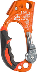 Quick Roll Ascender, Right Hand, Orange | Climbing Technology Quick Roll Ascender - Lightweight Aluminum, Fast Rope