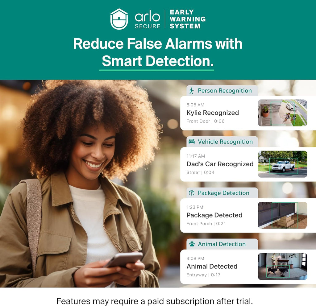 Security Cameras Wireless Outdoor - Arlo Essential Battery 2K (3rd Gen, Latest Version), Color Night Vision, Two-Way