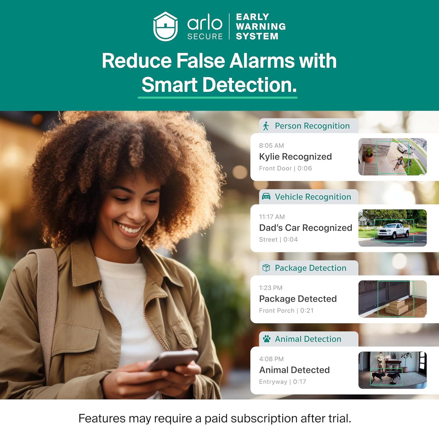 Security Cameras Wireless Outdoor - Arlo Essential Battery 2K (3rd Gen, Latest Version), Color Night Vision, Two-Way