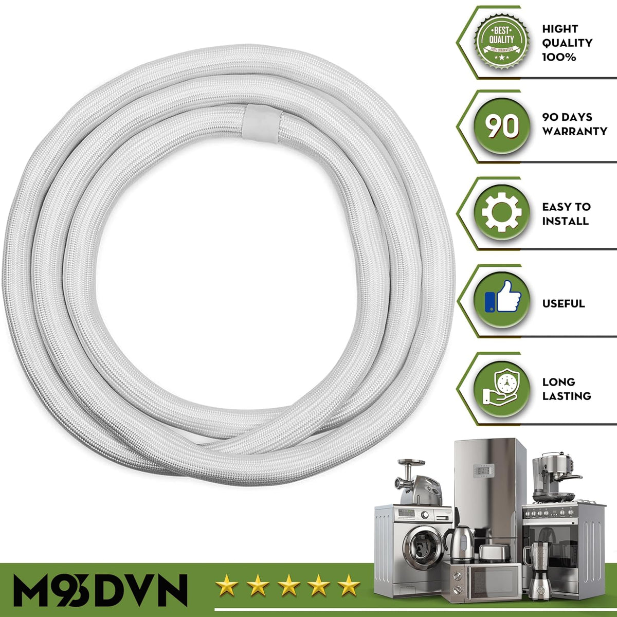 Door Seal Replacement for Whirlpool WED4815EW1 WED4910XQ2 WED4975EW0 WED4890XQ2 WED4890BW0 WED4890XQ0 WED4870BW0 WED4890BQ0 WED4890XQ1 WED4910XQ0 WED4910XQ1 Dryer