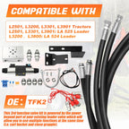 Third Function Valve Kit Fit for Kubota L2501 L3200 L3301 L3901, OE TFK2