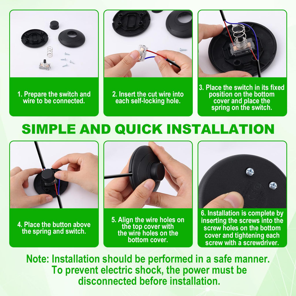 BTFO Floor Lamp Foot Switch Replacement Kit