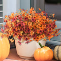 Artificial Fake Fall Plants Flowers for Outdoor Outside Decoration