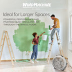 Wind Machine Air Circulator Fan - 20" - 3300 - Gray