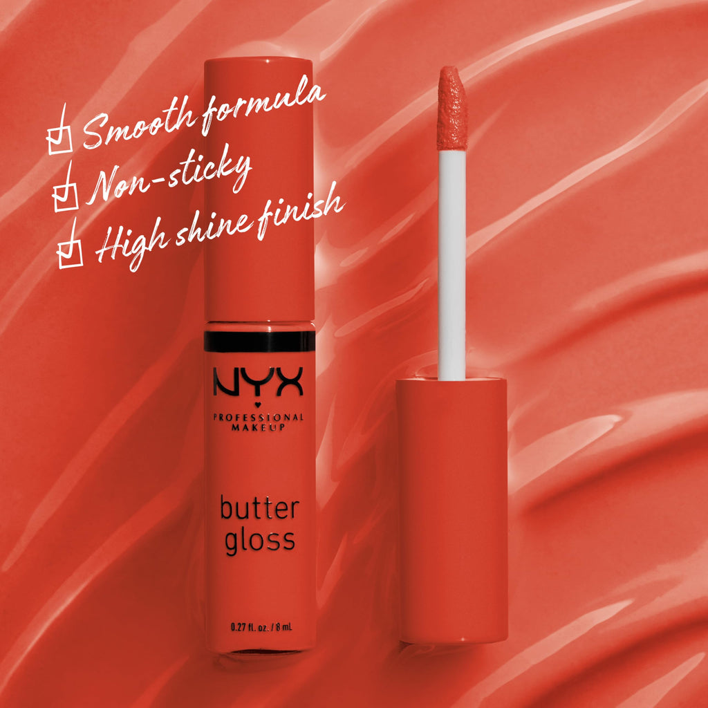 Butter Gloss, Non-Sticky Lip Gloss - Orangesicle (Orange)