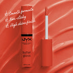 Butter Gloss, Non-Sticky Lip Gloss - Orangesicle (Orange)
