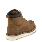 Ashby 6" Mens Soft Toe Work Boot, Tan Nubuck, 12