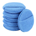 Microfiber Wax Applicator Pads, Car Wax Applicator with Finger Pocket, Buffing & Detail Polishing Foam Pads for Car