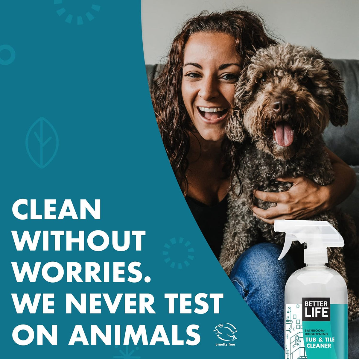 Bathroom Cleaner - Tea Tree Bathtub & Shower Cleaner Spray for Glass and Tile - Foaming Mold and Mildew Remover for